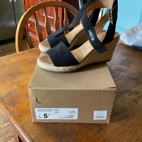 J Crew wedge sandals - Picture 2 of 6